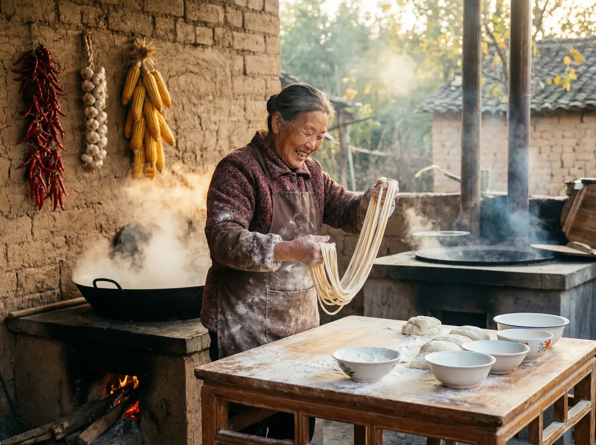 农家大嫂手擀面 - 乐天玛特对账系统 乡村美食
